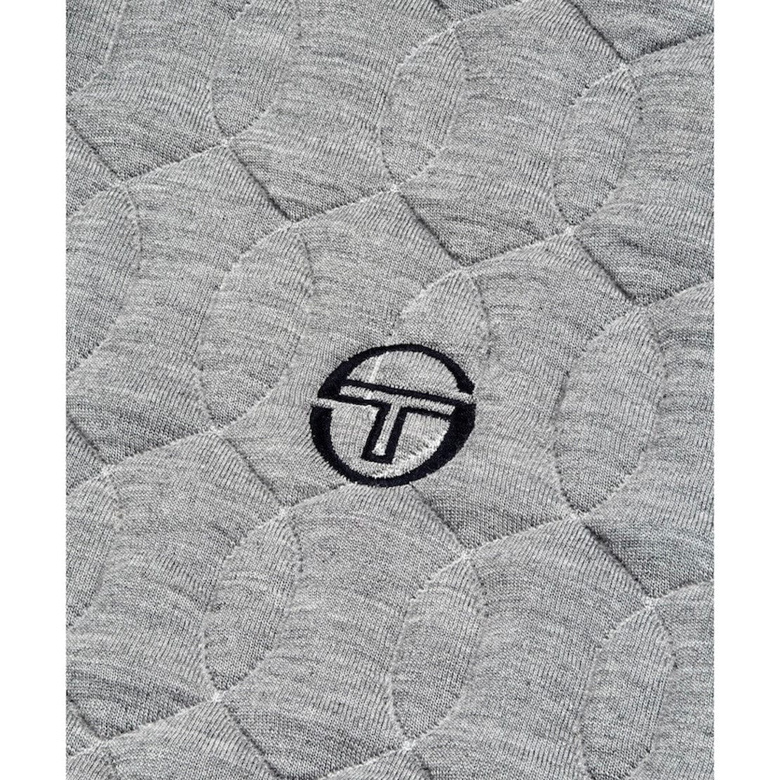 Sergio Tacchini Aversa Quilted Hoodie & Sweatpants Set (Light Heather Grey)