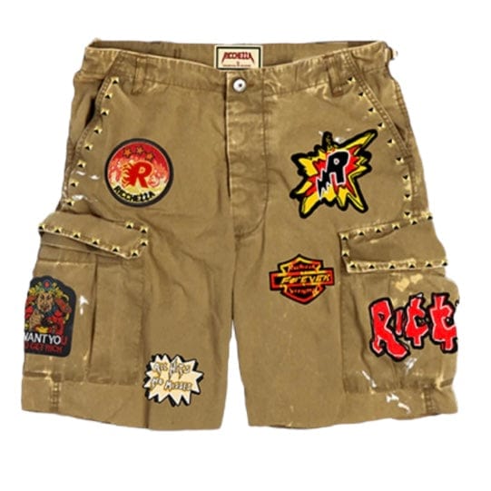 Ricchezza Chezza Cargo Shorts (Khaki) SP25-010