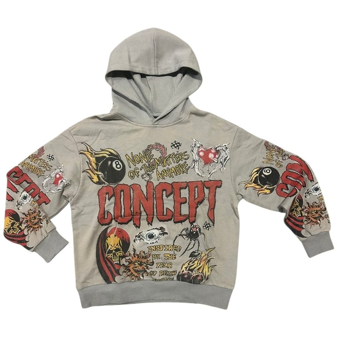 Concept La Graffiti Hoodie (Grey) CHOODY-GRY14