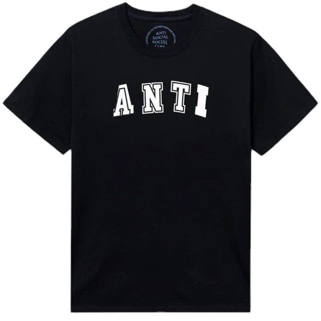 Anti Social Social Club ASSC X 2 Tone Anti College Tee (Black)