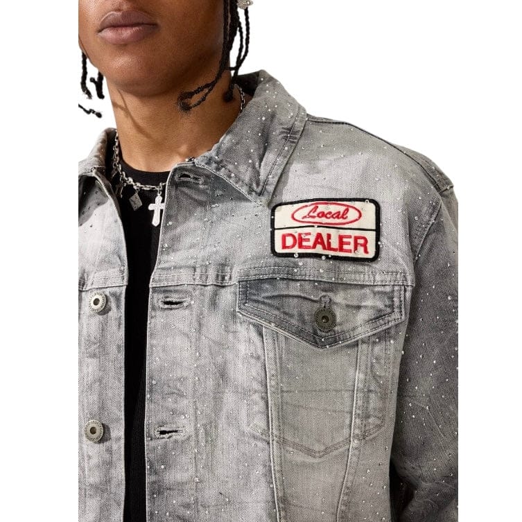 Jordan Craig Local Dealer Trucker Jacket (Cement Wash) JJ2339