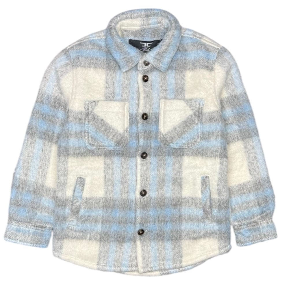 Kids Jordan Craig Vandal Flannel Shacket (Blue) 2562K