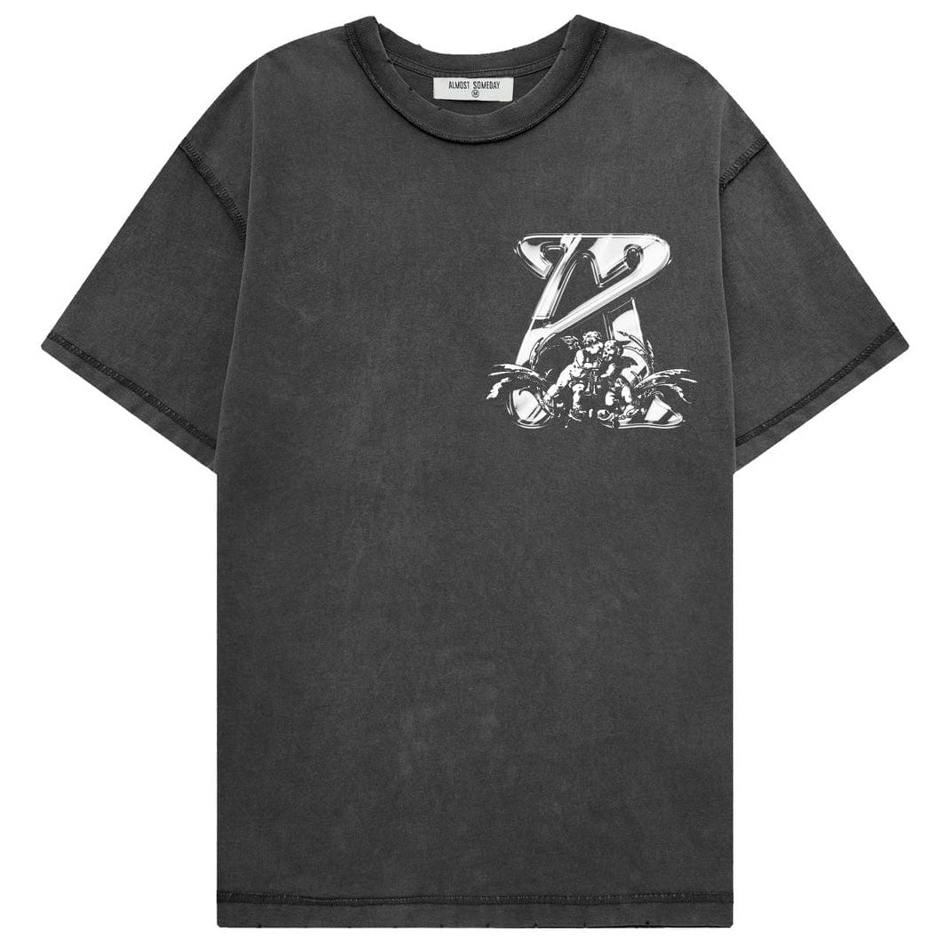 Almost Someday Platinum Tee (Black) AS-SUM-037