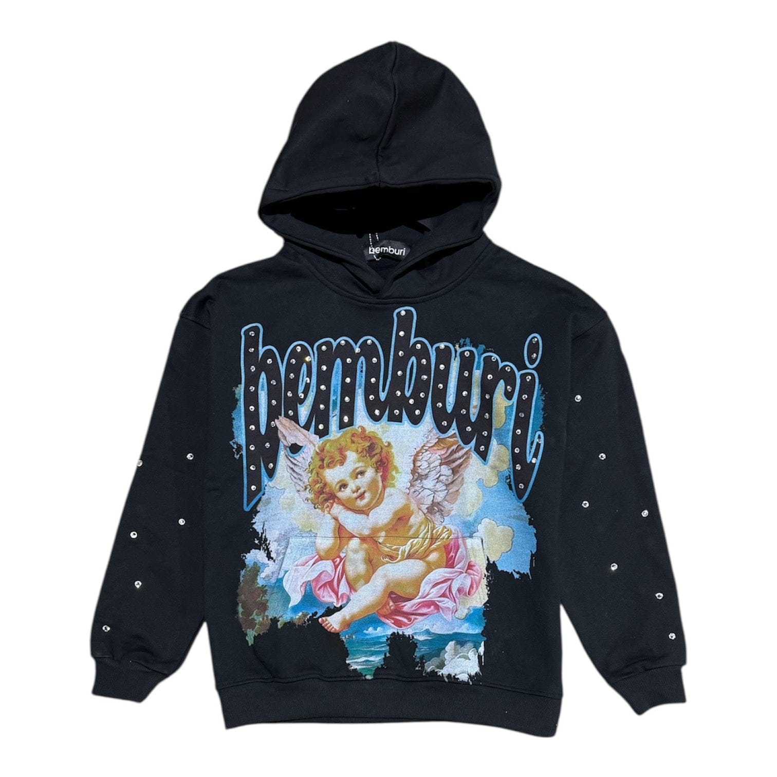 Bemburi Sweet Dreams Angel Stoned Hoodie (Black)