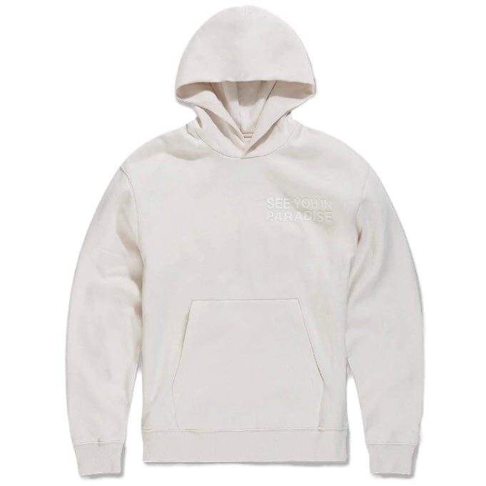 Jordan Craig Paradise Tonal Pullover Hoodie (Bone) 8862H