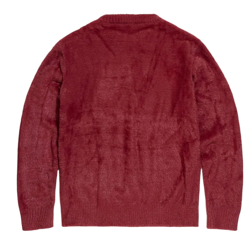 See You In Paradise Plush Crewneck Sweater (Burgundy) 3992