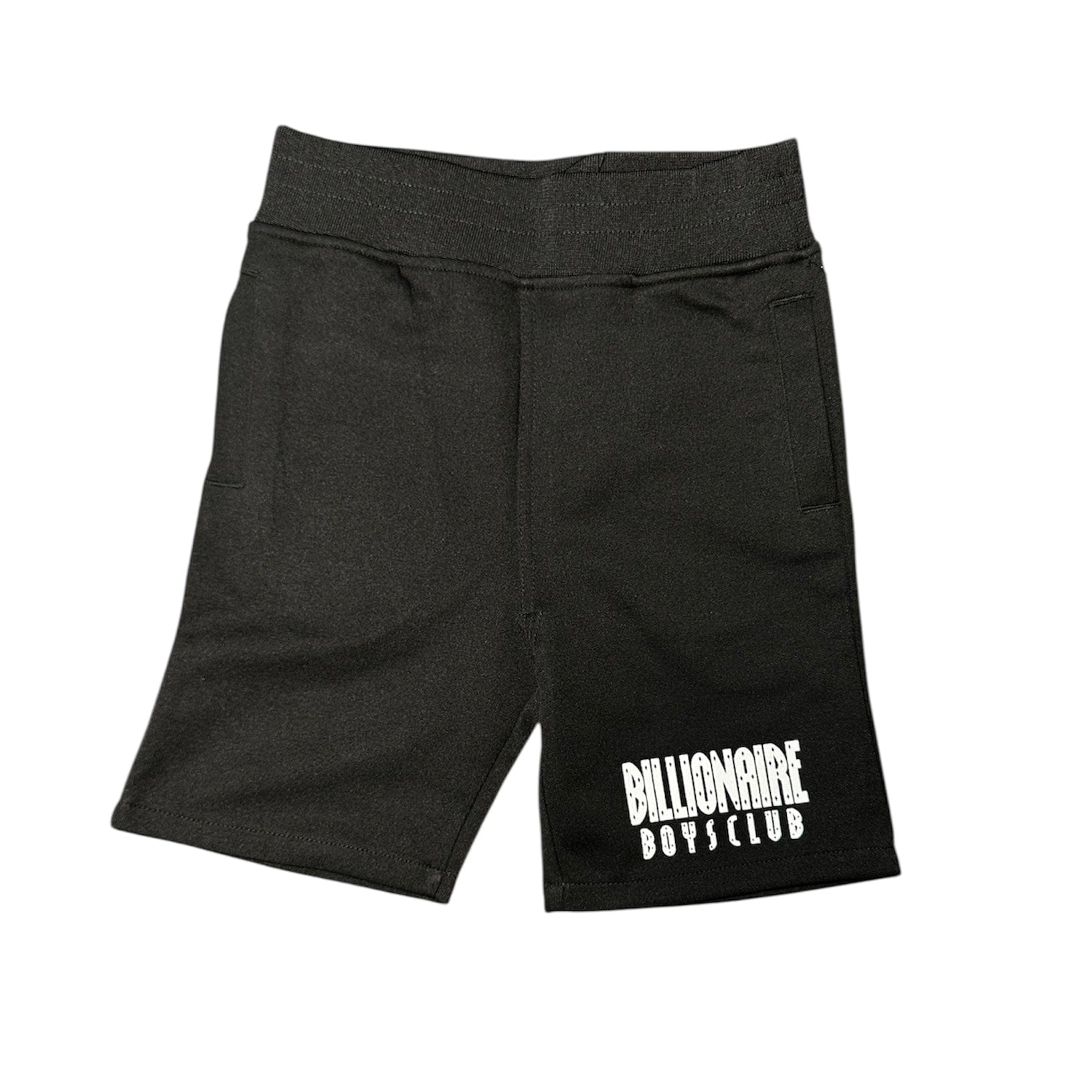 Kids Billionaire Boys Club BB Straight Font Shorts (Black) 853-3100