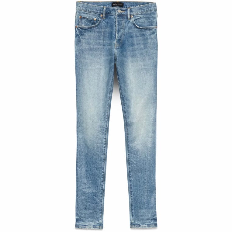 Purple Brand Skinny Coated Light Clean Denim (Lt Indigo) P001-SKCI324