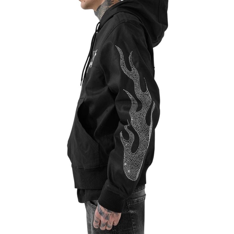 See You In Paradise Eternal Flame Hooded Work Jacket (Black) 91669A