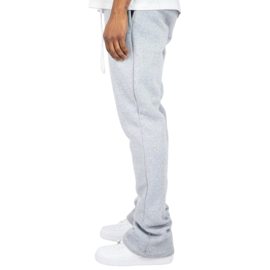 Rebel Minds Stacked Fleece Sweatpants (Heather Grey) 100-475