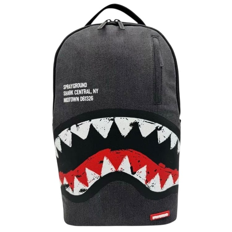 Sprayground Shark Central Denim Backpack