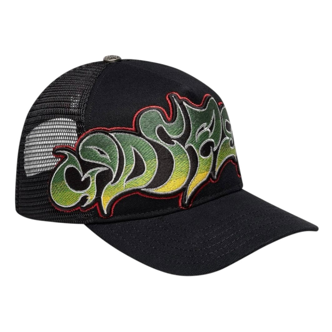 Godspeed Neo Trucker Hat (Black/Yellow/Red)