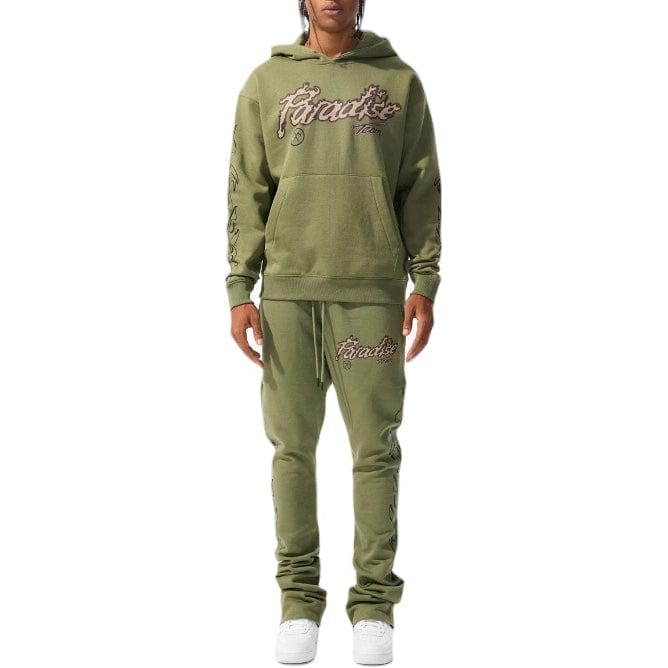 Jordan Craig Paradise Tour Stacked Sweatpants (Sage) 8241L