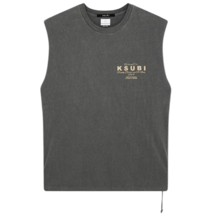 Ksubi Lock Cut Off Tee (Charcoal) MSP25TA001