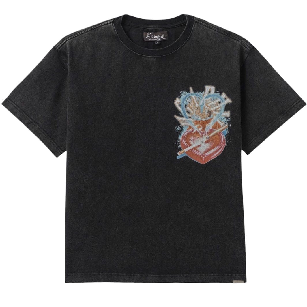 Sugar Hill "Fallen" T Shirt Black Vintage SH25-SPR1-56