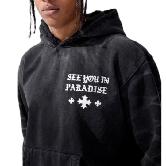 See You In Paradise Pullover Hoodie (Vintage Black) 8639H