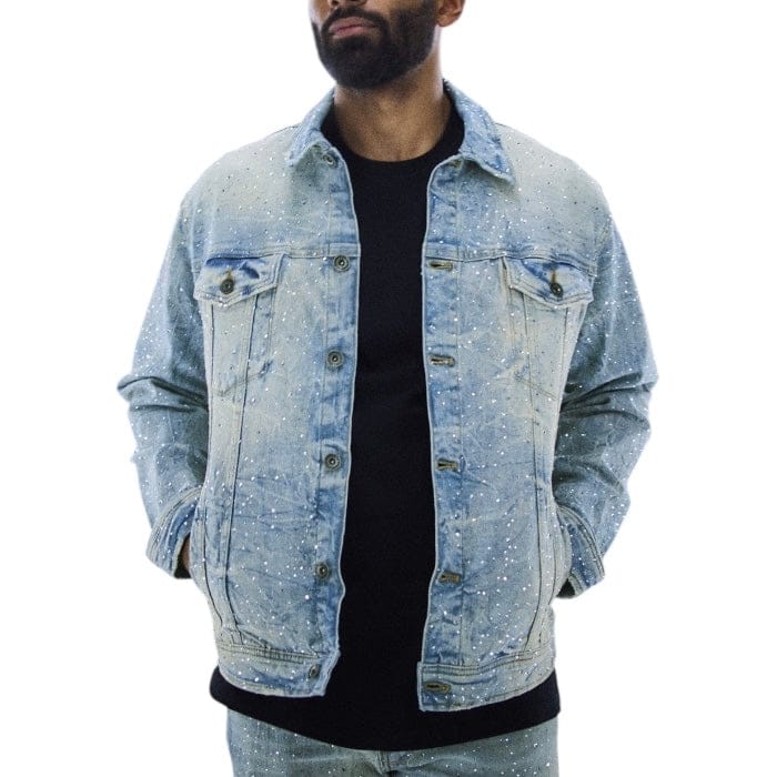 Jordan Craig Magic City Denim Trucker Jacket (Iced Lager) JJ2340