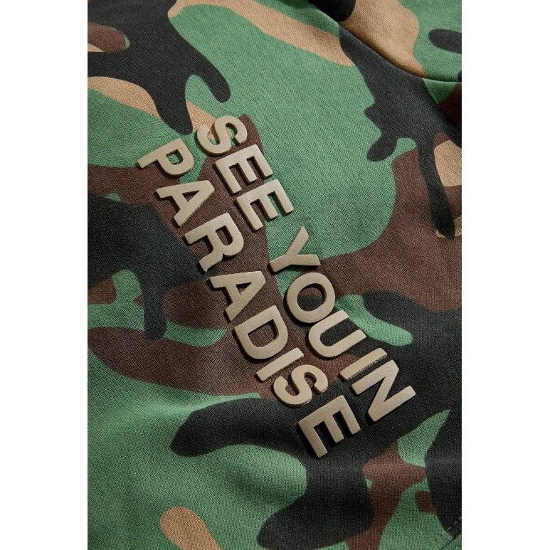 See You In Paradise Pullover Hoodie (Vintage Camo) 8395HC
