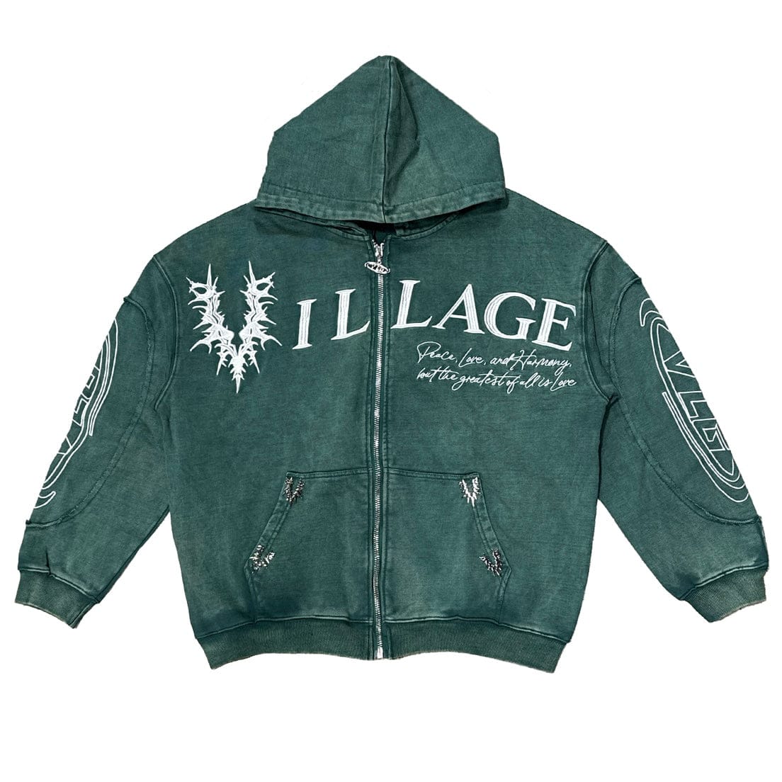 Village Chrome Panel Set (Green Wash)