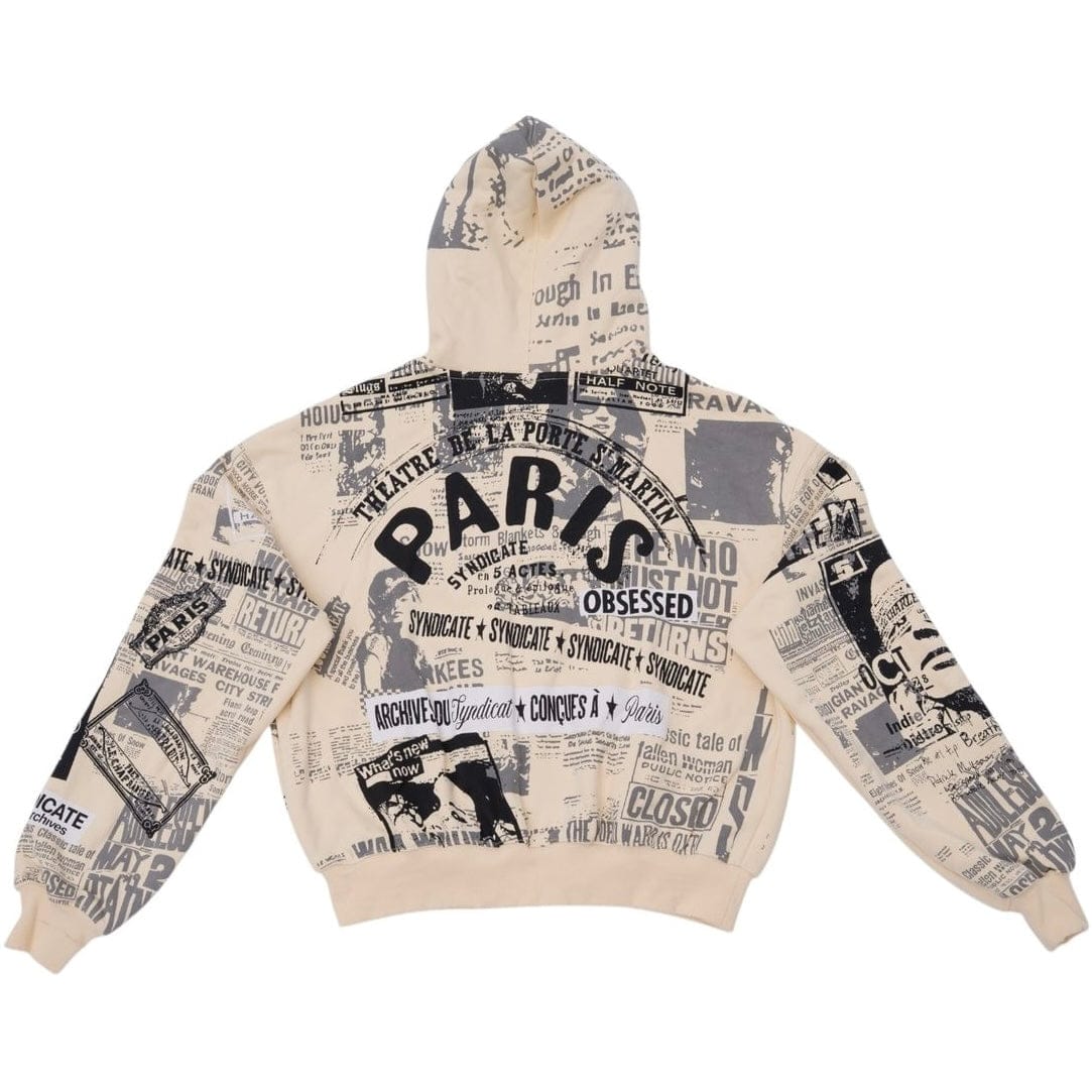 The Syndicate Archive Zip Up Hoodie (Bone)