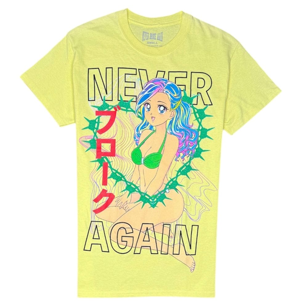 Never Broke Again Barbwire T-Shirt (Yellow) - BARBWIREYLW