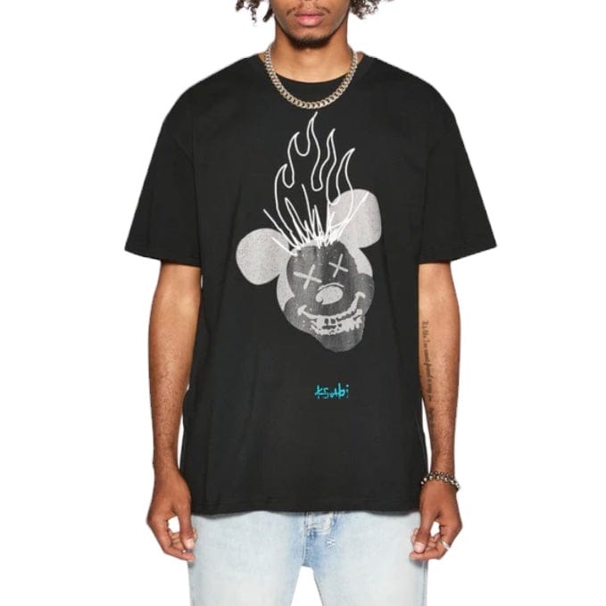 Ksubi Burn Biggie SS Tee (Jet Black) MFA24TE008