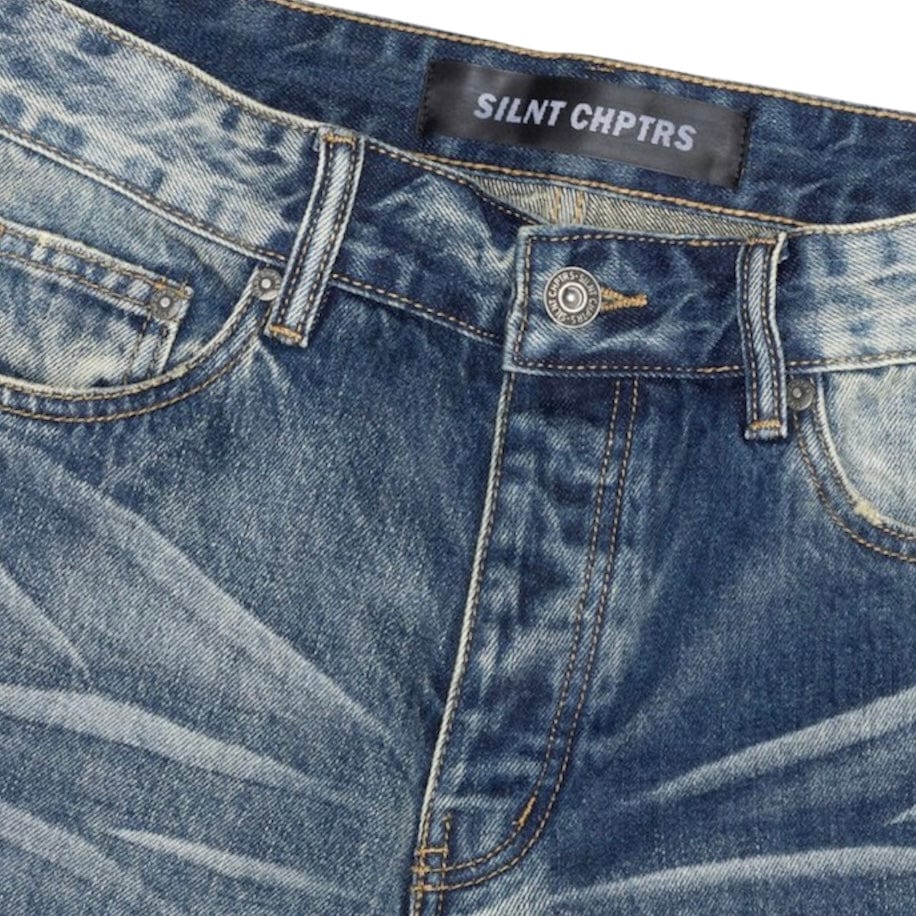 Silnt Chptrs Straight Denim (Dark Blue Wash) SC-J3-006