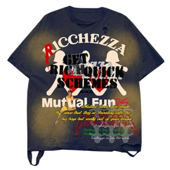 Ricchezza Mutual Funds Tee (Navy) SP25-016