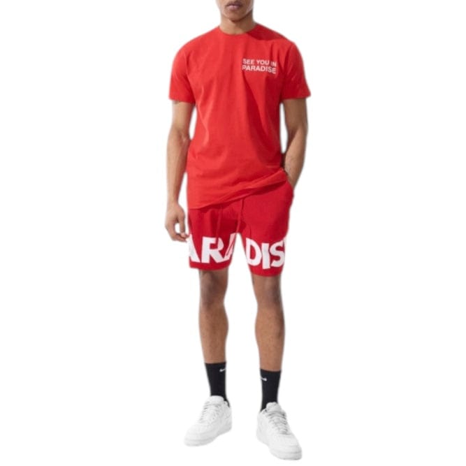 Jordan Craig Paradise T Shirt (Red) 2565A