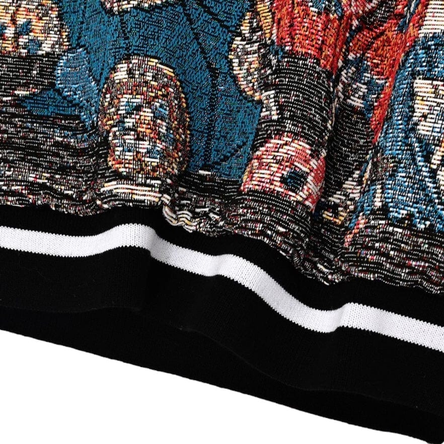 VeryRare Gashadokuro Jacquard Crewneck (Grey)