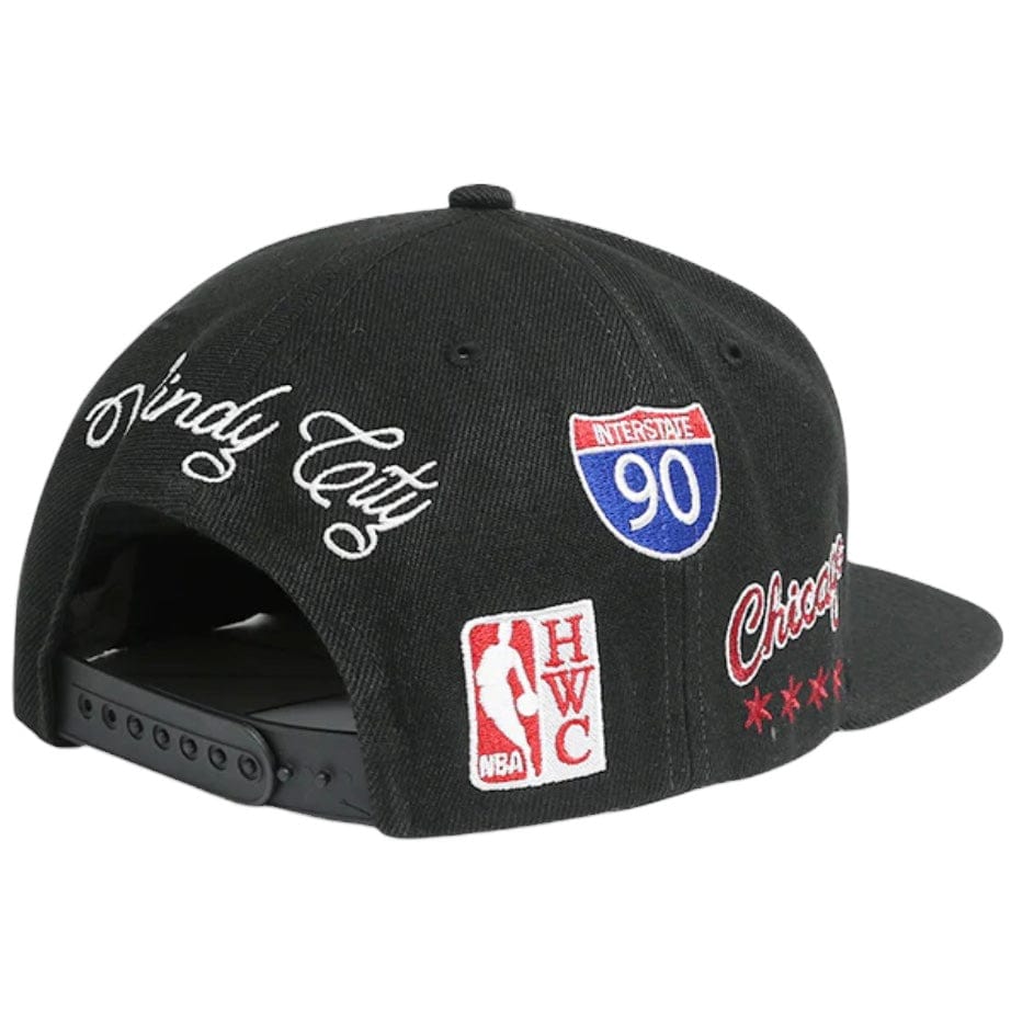 Mitchell & Ness Nba Chicago Bulls Hyperlocal Hwc Snapback (Black)