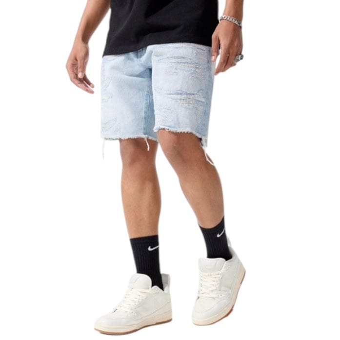 Jordan Craig Retro Riverside Denim Shorts (Iced White) J3218S