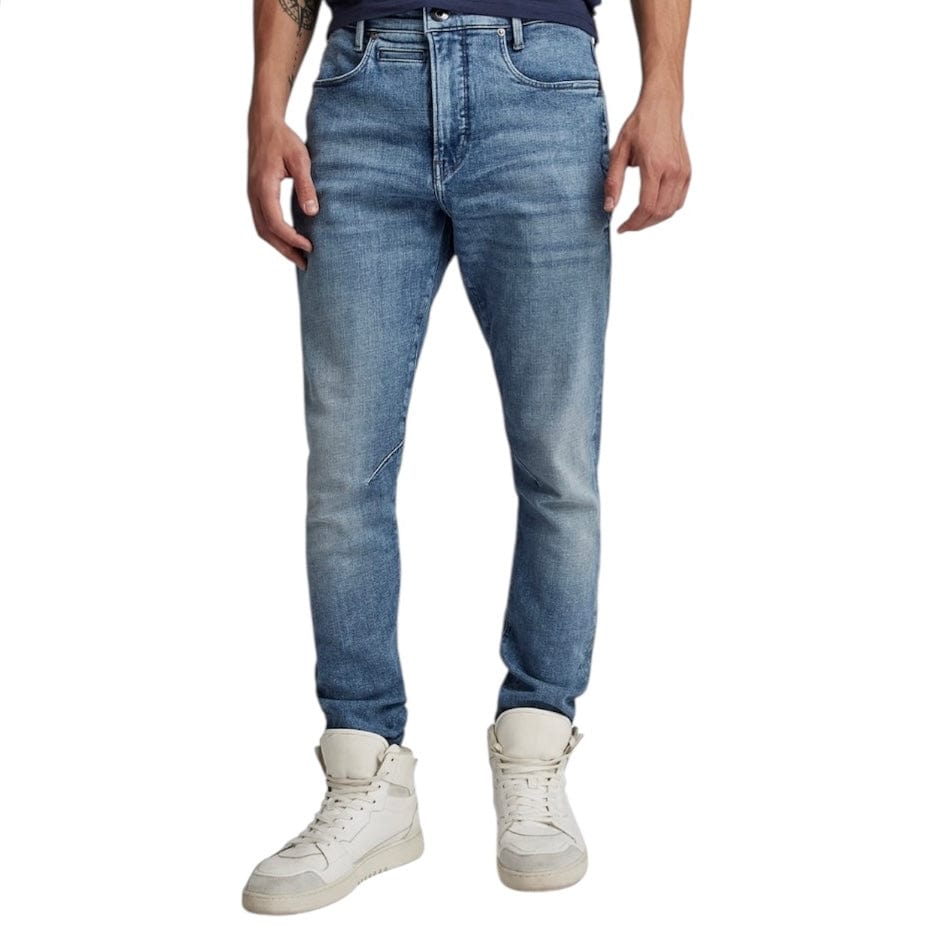 G-Star D Staq 3D Slim Jean (Faded Ripped Baltic Sea) D05385-C051-C668