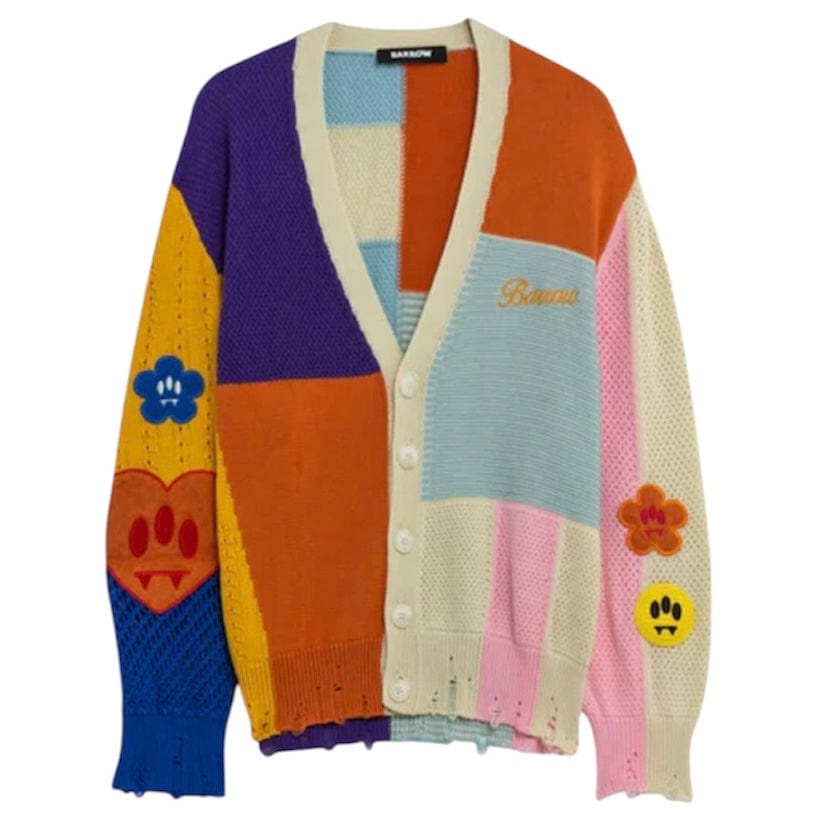 Barrow Con Patch Unsiex Cardigan (Multicolor) S5BWUACA078