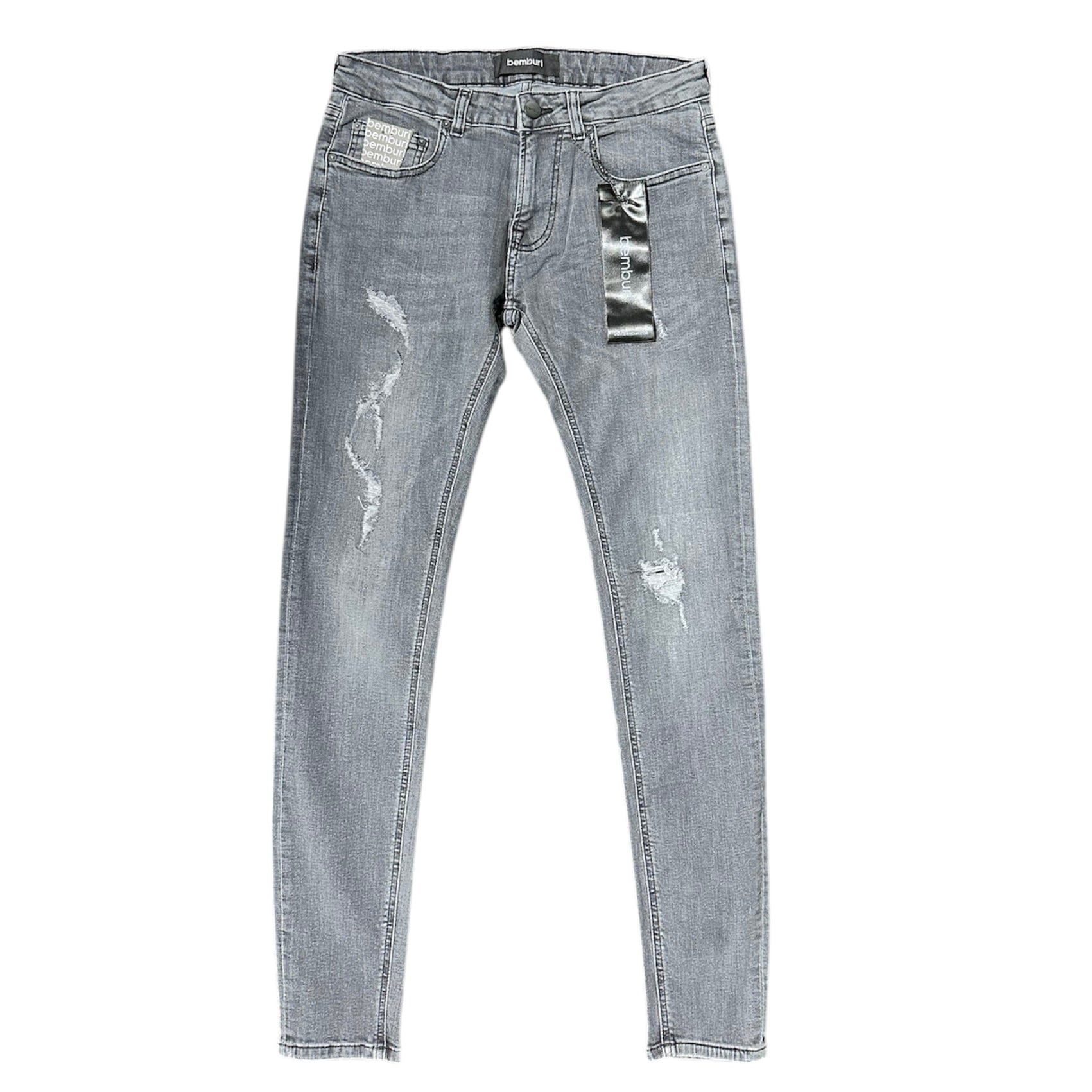 Bemburi Skinny Denim Jean (Light Grey) BB-104A