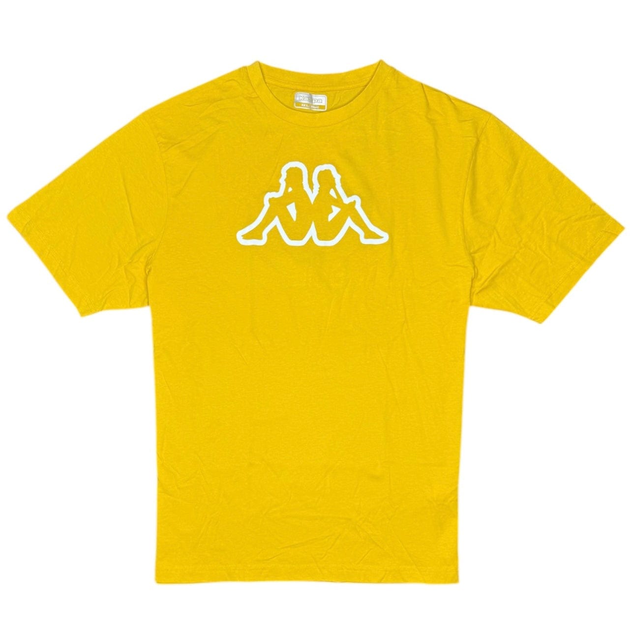 Kappa Logo Fleece Cromok T Shirt (Yellow) 311B79W