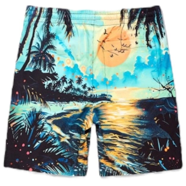 Jordan Craig Retro Wanderlust Party Short & Shirt Set (Sunset) 2060-2060S