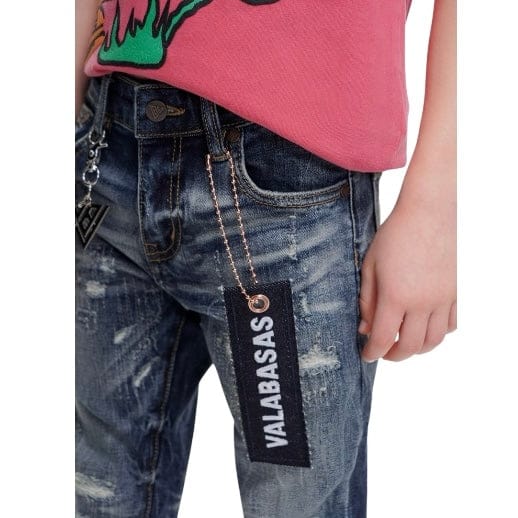 Kids Valabasas Viggo Skinny Denim (Light Wash) VPLAY1051