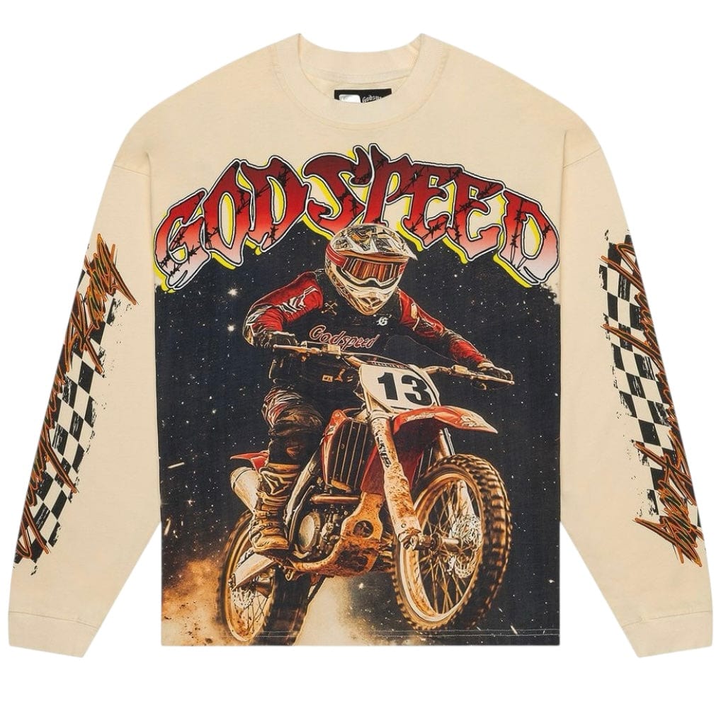 Godspeed Full Throttle LS T-Shirt (Bone)