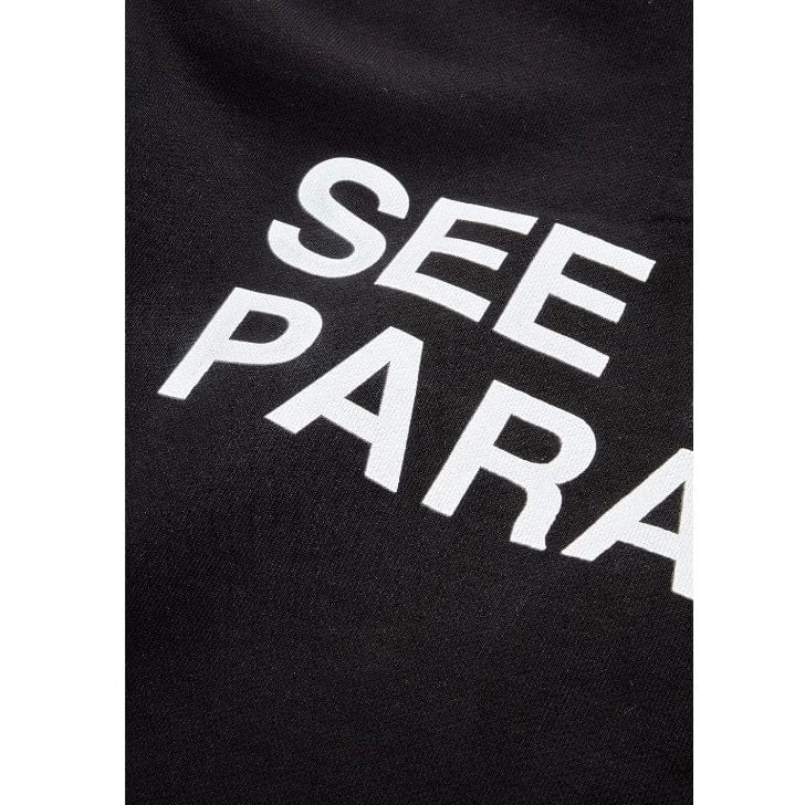 See You In Paradise Washed Zip Up Hoodie (Jet Black) 8897H
