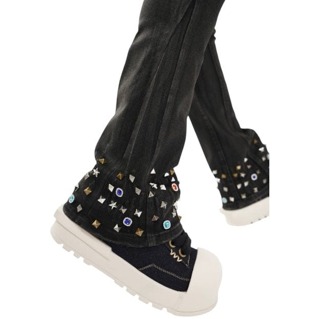 Valabasas Ion Stacked Denim (Grey Washed Waxed) VLBS-VJ3-1058