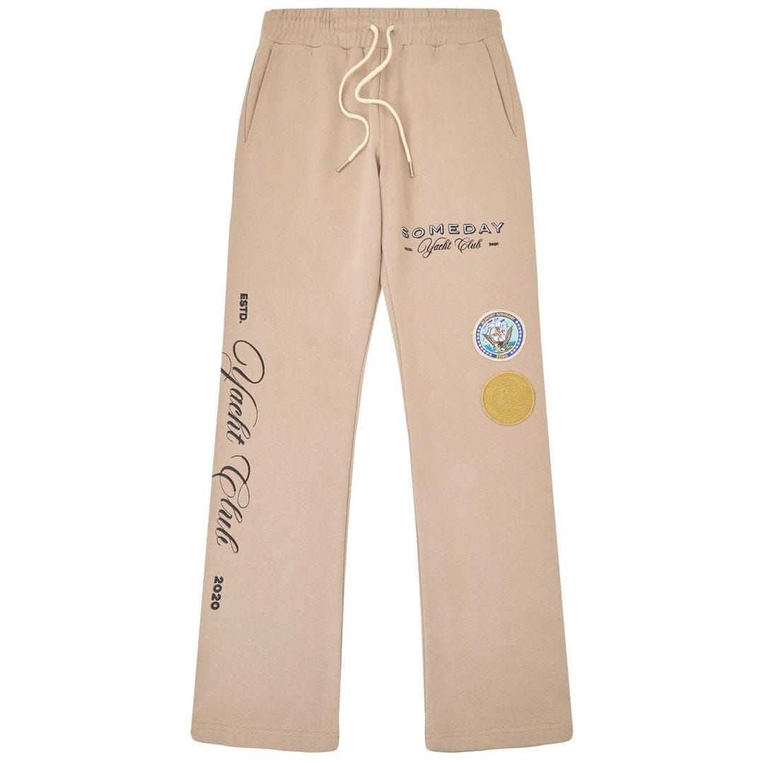Almost Someday Yacht Clue Flares Sweatpants (Sand) AS-S26-029