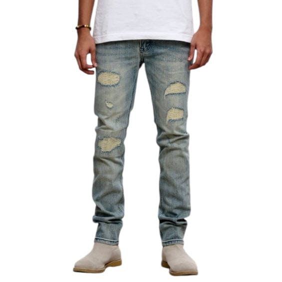 Anom Skinny Fit Skyline Denim Jean (Blue Wash) ANM184SF