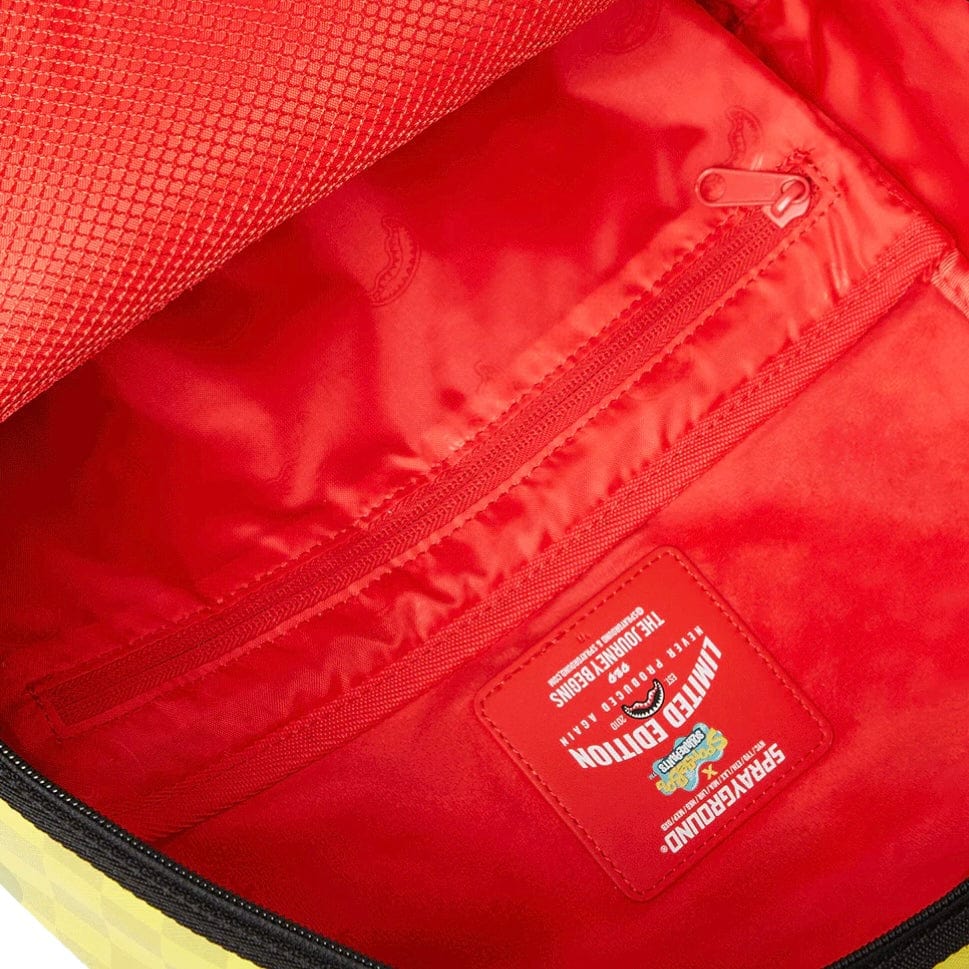 Sprayground Spongebob Square Check Flex DLXSV Backpack