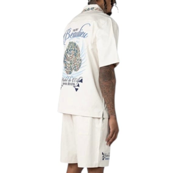 Smoke Rise SS Button Down Set (Chalk) WH25295
