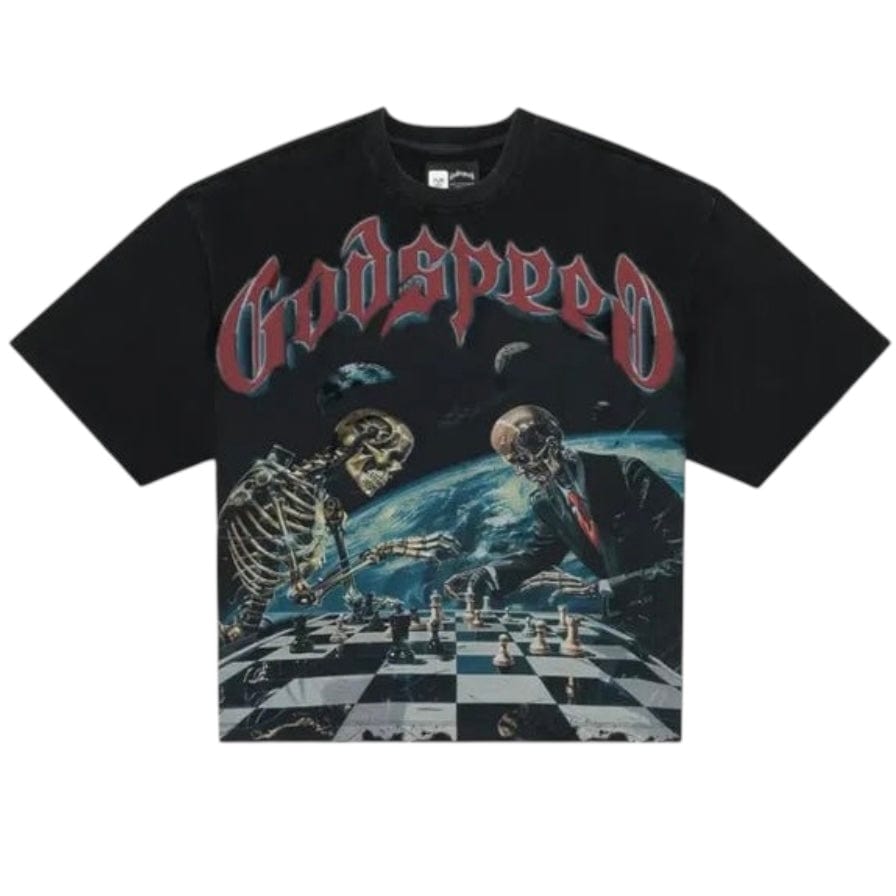 Godspeed Checkmate Tee (Grey wash)