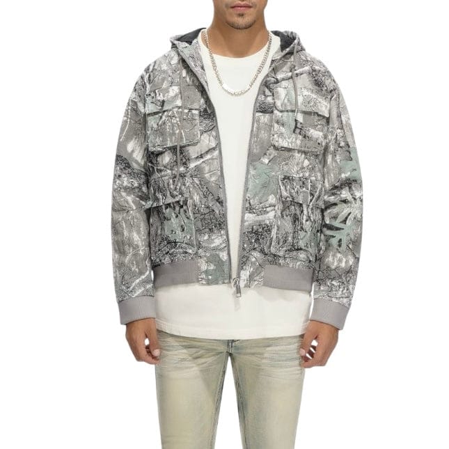 Valabasas Stalker Men's Jacket (Grey Forest) VLBS-VJK1-1038