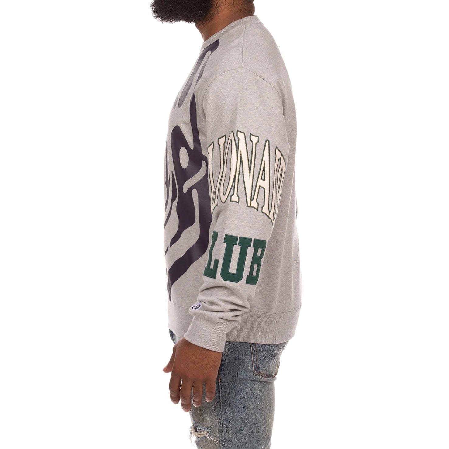 Billionaire Boys Club BB Big Face Sweatshirt (H. Grey) 851-8301