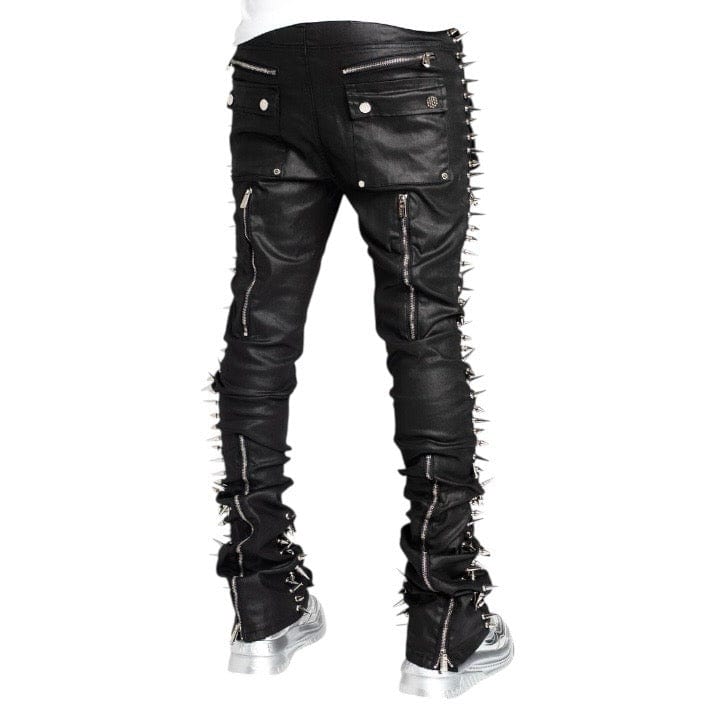 Guapi Waxed Spikes Denim (Obsidian Black)