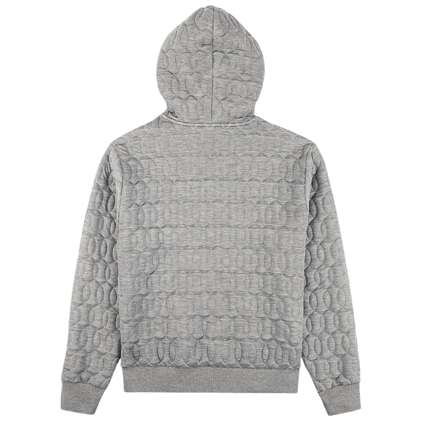 Sergio Tacchini Aversa Quilted Hoodie & Sweatpants Set (Light Heather Grey)